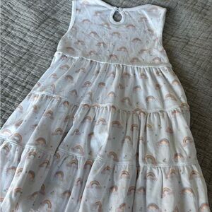 Rainbow Print Kids Dress